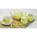 Haonai Hohe qulaity bunte Keramik Teekanne Kaffeetasse Sets